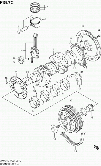 Alto - A-Star/Celerio/800/Fronte/Cultus AMF310 AMF310-3 (E02,E22)