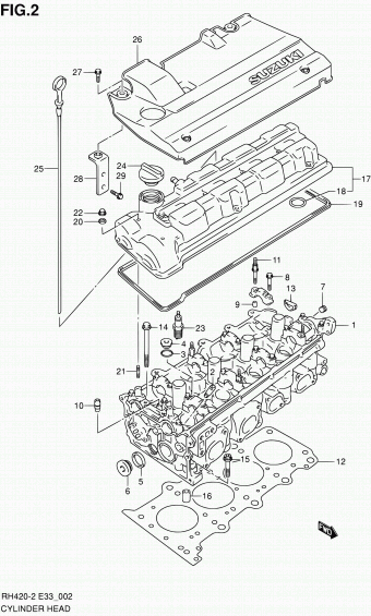 Aerio RH420 RH420-2 (E03,E28,E33:MY 2004)