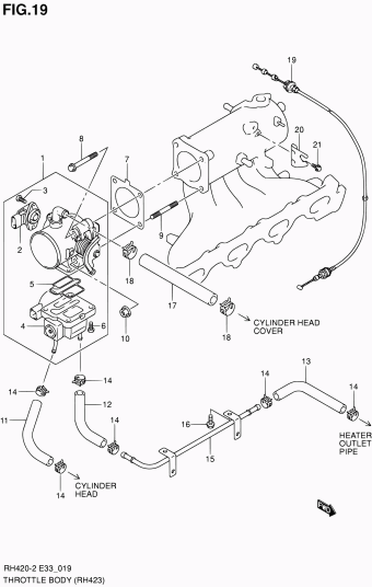 Aerio RH420 RH420-2 (E03,E28,E33:MY 2004)