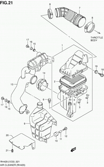 Aerio RH420 RH420-2 (E03,E28,E33:MY 2004)