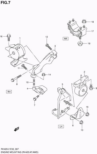 Aerio RH420 RH420-2 (E03,E28,E33:MY 2005)
