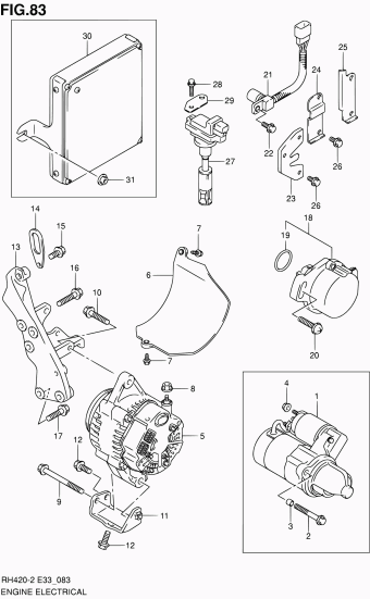Aerio RH420 RH420-2 (E03,E28,E33:MY 2004)