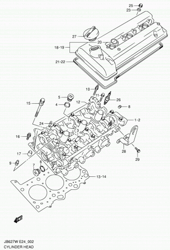 Grand Vitara JB627 JB627W-2 (E24,E30)
