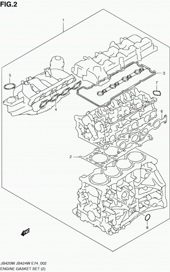 Grand Vitara JB424 JB424W-4 (E74)