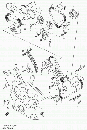 Grand Vitara JB627 JB627W-2 (E24,E30)