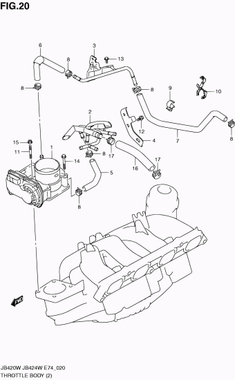 Grand Vitara JB424 JB424W-4 (E74)