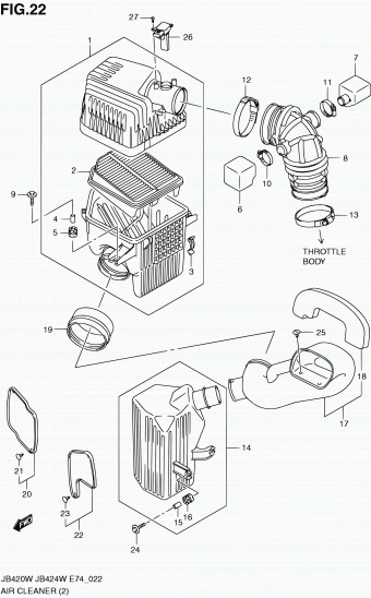 Grand Vitara JB424 JB424W-4 (E74)