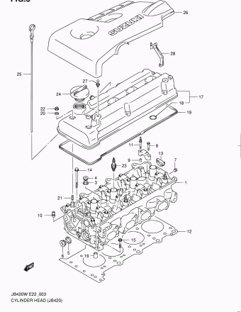 Grand Vitara JB420 JB420W-2 (E09,E10,E96)