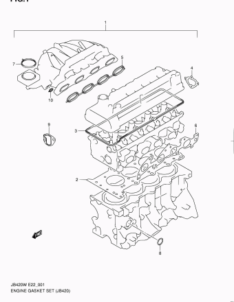 Grand Vitara JB420 JB420W-2 (E09,E10,E96)