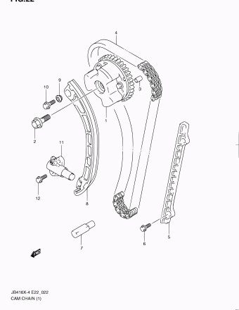 Grand Vitara JB416 JB416X-4 (E02,E22,E24,E53,E90)