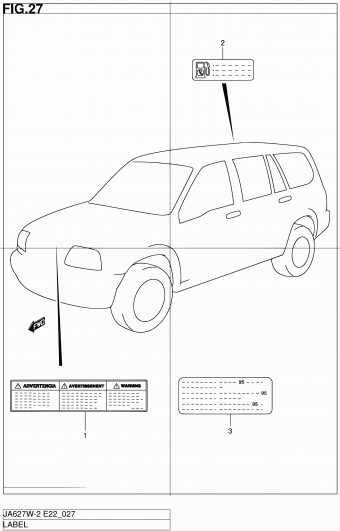 Grand Vitara XL-7 JA627 Z2S