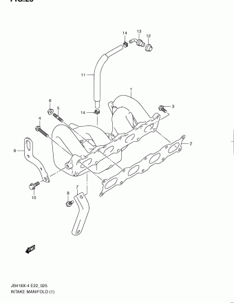 Grand Vitara JB416 JB416X-4 (E02,E22,E24,E53,E90)