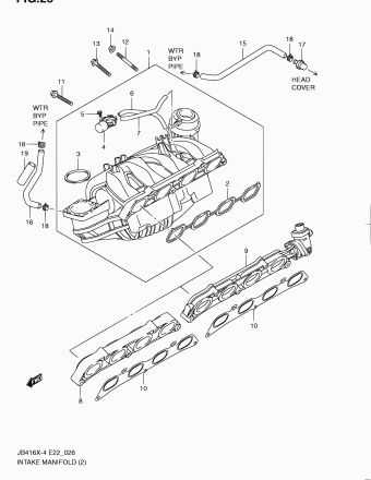 Grand Vitara JB424 JB424X-4 (E02,E22,E24,E53,E90)