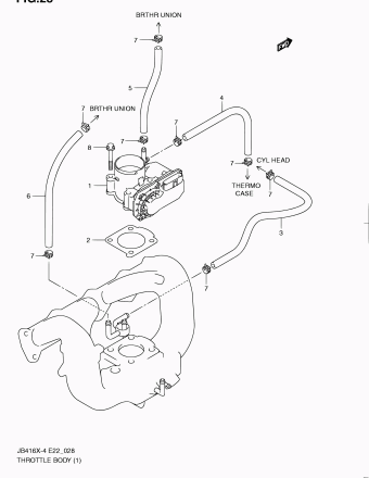 Grand Vitara JB416 JB416X-4 (E02,E22,E24,E53,E90)
