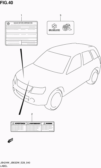 Grand Vitara JB424 JB424W (E28:MY 2011)