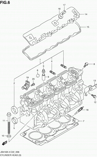Grand Vitara JB419 JB419XD-4 (E02,E22,E53)