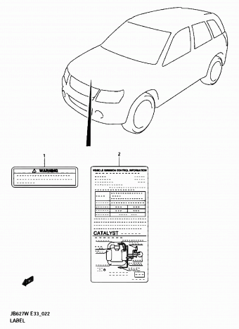 Grand Vitara JB627 JB627W (E33:MY 2007)