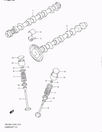 Grand Vitara JB416 JB416X-4 (E02,E22,E24,E53,E90)