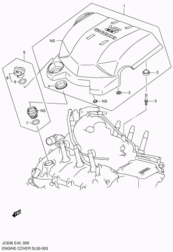 Grand Vitara XL-7 JC636 JC636 (E43)