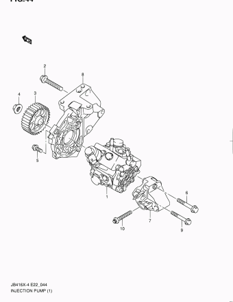 Grand Vitara JB419 JB419XD-4 (E02,E22,E53)