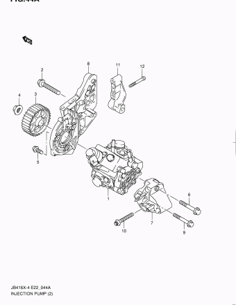 Grand Vitara JB419 JB419XD-4 (E02,E22,E53)