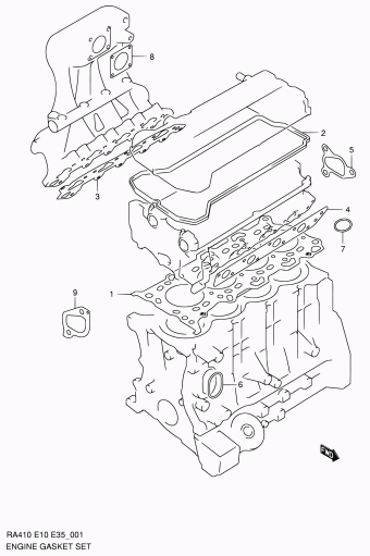 Alto - A-Star/Celerio/800/Fronte/Cultus RA410 RA410-3