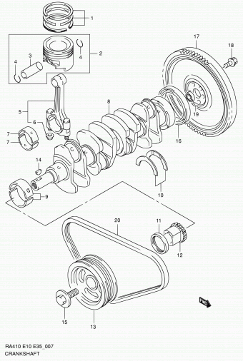 Alto - A-Star/Celerio/800/Fronte/Cultus RA410 RA410-3