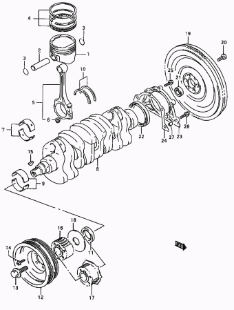 Baleno/Esteem SY416 SY416 (E03,E28,E33,E60:MY 1996)