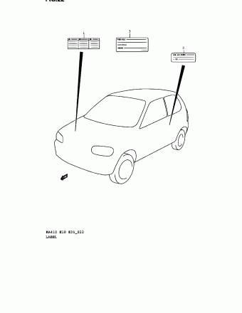 Alto - A-Star/Celerio/800/Fronte/Cultus RA410 RA410-3