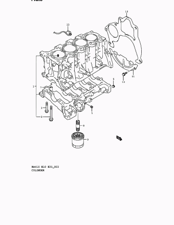 Alto - A-Star/Celerio/800/Fronte/Cultus RA410 RA410-3