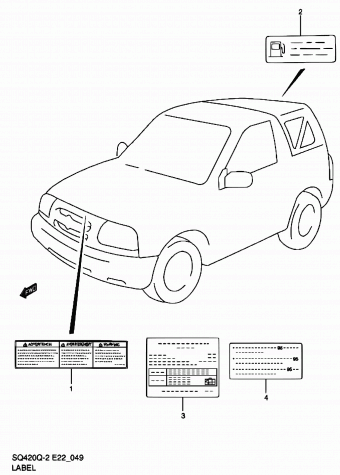 Grand Vitara SQ416 SQ416Q (MY:01-04,CAMI)