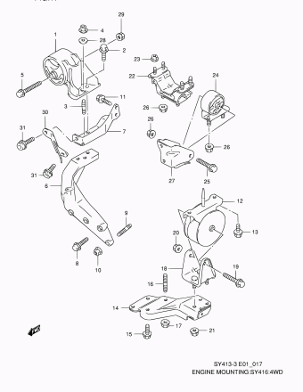 Baleno/Esteem SY416 SY416-5