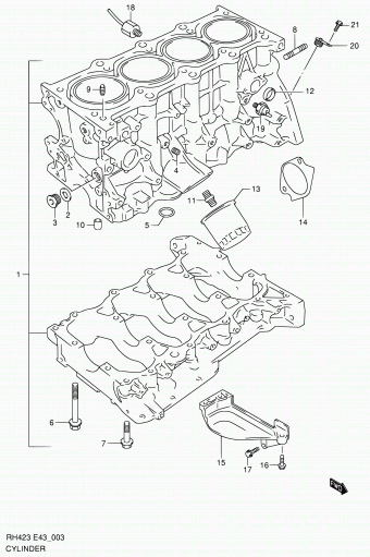 Aerio RH423 RH423 (E43:MY 2006)