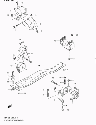 SX4/S-Cross RW416 RW416-6 (E10,E85,E96)