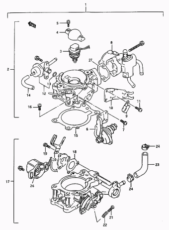 Vitara/Sidekick SE416 SE416 (E03,E33:MY 1991)