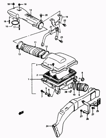 Vitara/Sidekick SE416 SE416 (E03,E33:MY 1989)