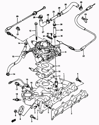 Vitara/Sidekick SE416 SE416 (E03,E33:MY 1989)