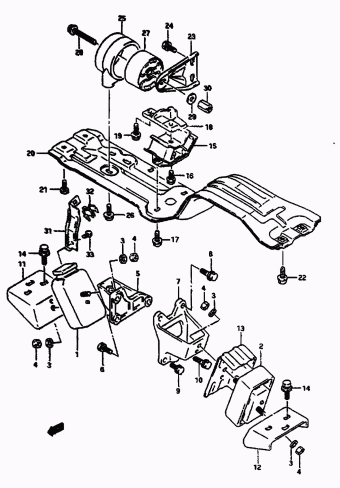 Vitara/Sidekick SE416 SE416-3 (E24)