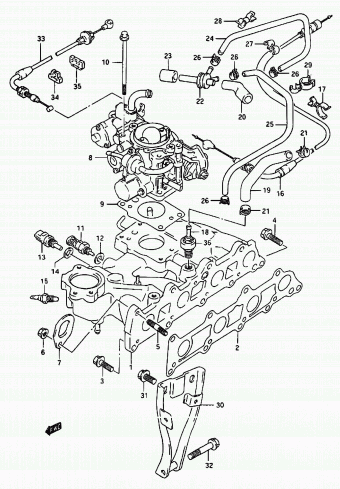 Vitara/Sidekick SE416 SE416 (E03,E33:MY 1995)