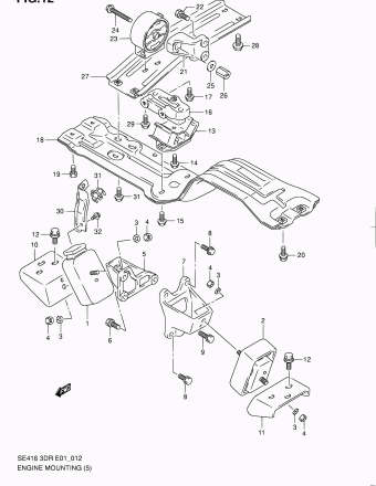 Vitara/Sidekick SE416 SE416-2 (3DR)