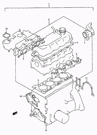 Vitara/Sidekick SE416 SE416 (E03,E33:MY 1994)