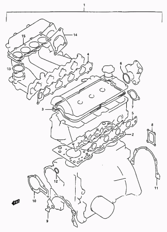 Vitara/Sidekick SE416 SE416 (E03,E33:MY 1993)
