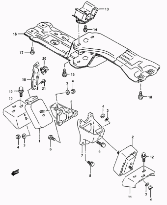 Vitara/Sidekick SE416 SE416 (E03,E33:MY 1994)