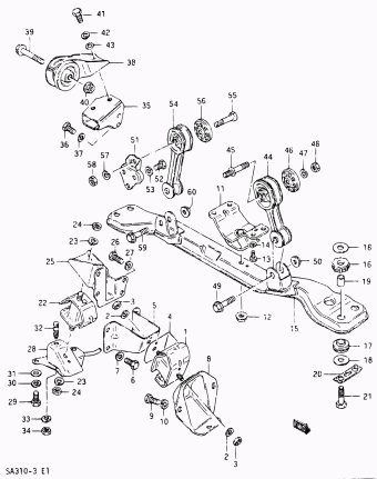 Forsa/Sprint/Swift (SA) SA310 SA310-3 (E01)