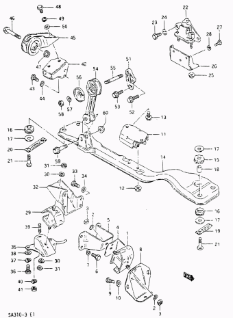 Forsa/Sprint/Swift (SA) SA310 SA310-3 (E01)
