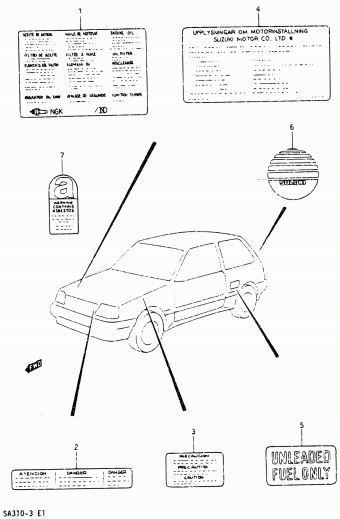 Forsa/Sprint/Swift (SA) SA310 SA310-3 (E01)