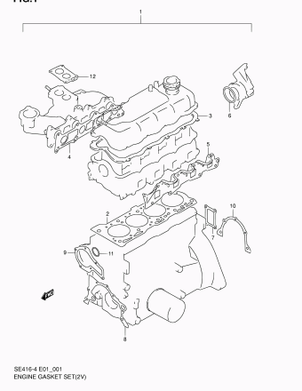 Vitara/Sidekick SE416 SE416-5
