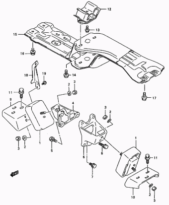 Vitara/Sidekick SE416 SE416 (E03,E28,E33,E60:MY 1997)