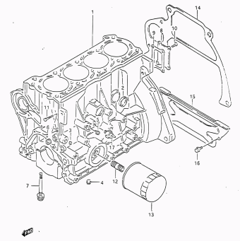 Vitara/Sidekick SE416 SE416 (MY:~95, Santana)