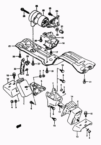 Vitara/Sidekick SE416 SE416-3 (E24)
